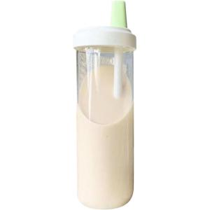 Bouteille De Boisson en Plastique avec Paille Capacité Transparence en Eau avec Un Couvercle Drinkware pour Les Entraînements pour Faire Un Bouteille Boisson Sportive Haute Capacité(Green)