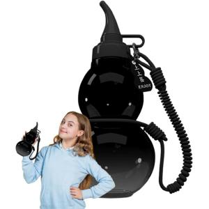 Bouteille de boisson en forme de, bouteille d&rsquo;eau sportive pour,Bouteille d&rsquo;eau en forme de rétro de 800 ml pour l&rsquo;hydratation | Nouvelle bouteille d&rsquo;eau(Noir)