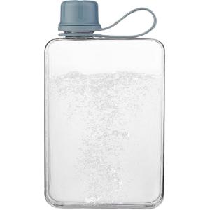 Generico Bouteille d&rsquo;eau plate – bouteille d&rsquo;eau sportive | Boutons d&rsquo;eau de sacs | Bouilloire | Bouteilles de voyage pour la &lsquo;été Sport tasses de boisson plate(Bleu)