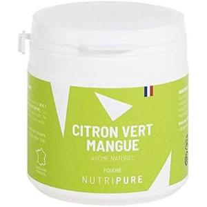 Nutripure | Arômes Naturels pour Boissons Sportives: Whey, Protéine, Peptan, BCAA | Arôme Framboise | Pour Boissons ou Pre Workout | 100% Ingrédients Naturels et BIO Compatibles | Made in France(Citron Vert Mangue)