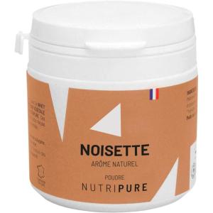 Nutripure | Arômes Naturels pour Boissons Sportives: Whey, Protéine, Peptan, BCAA | Arôme Framboise | Pour Boissons ou Pre Workout | 100% Ingrédients Naturels et BIO Compatibles | Made in France(Noisette)