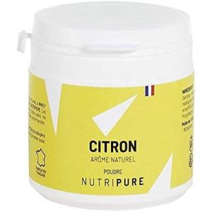 Nutripure | Arômes Naturels pour Boissons Sportives: Whey, Protéine, Peptan, BCAA | Arôme Framboise | Pour Boissons ou Pre Workout | 100% Ingrédients Naturels et BIO Compatibles | Made in France(Citron)