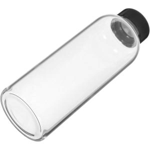 TIDTALEO Bouteille Verre Transparent Gourde Verre De Borosilicate Résistante Chaleur Pour Boissons Chaudes Et Froides Idéale Pour Maison Bureau Et Activités Sportives
