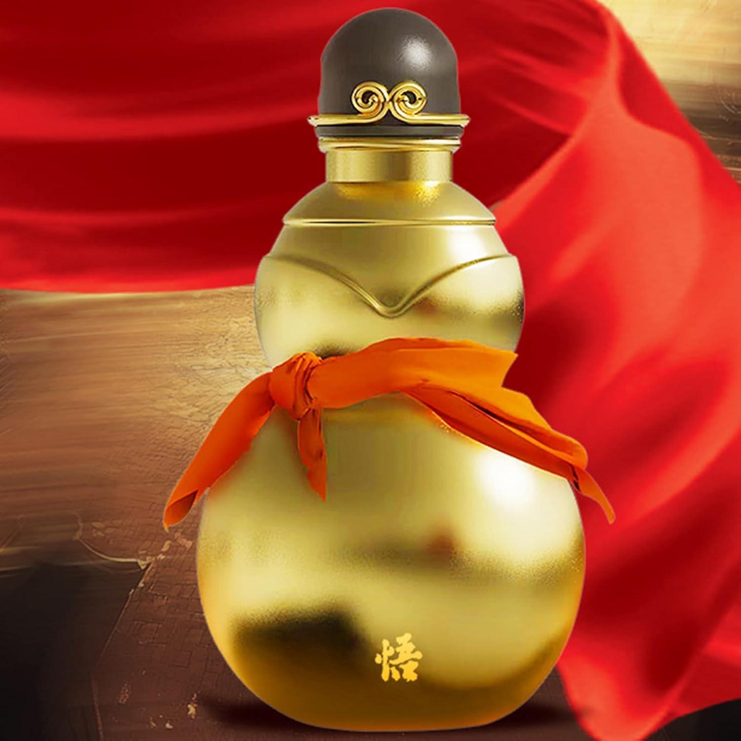 image:imageGourde Eau 900ml Conteneur de Boisson Chinois Bouteille Deau SportivePour Les Enthousiastes De Plein Air Voyageurs Jardiniers Sorties De Camping Cours De Yoga PiqueNiques PlageOr
