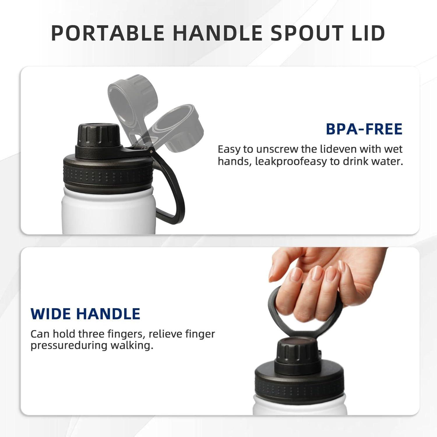 image:imageGourde isotherme sportive de 500 ml Bouteille deau isotherme pour boissons chaudes et froides Compagnon sportif portable Grand sapin de Nol la maison