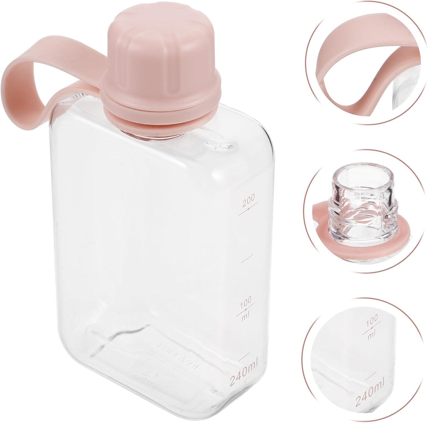 image:imageToyvian 2pices Petite Bouteille Eau Plate De Voyage De tanche Et Lgre pour Boissons Sportives Et Activits De Plein Air