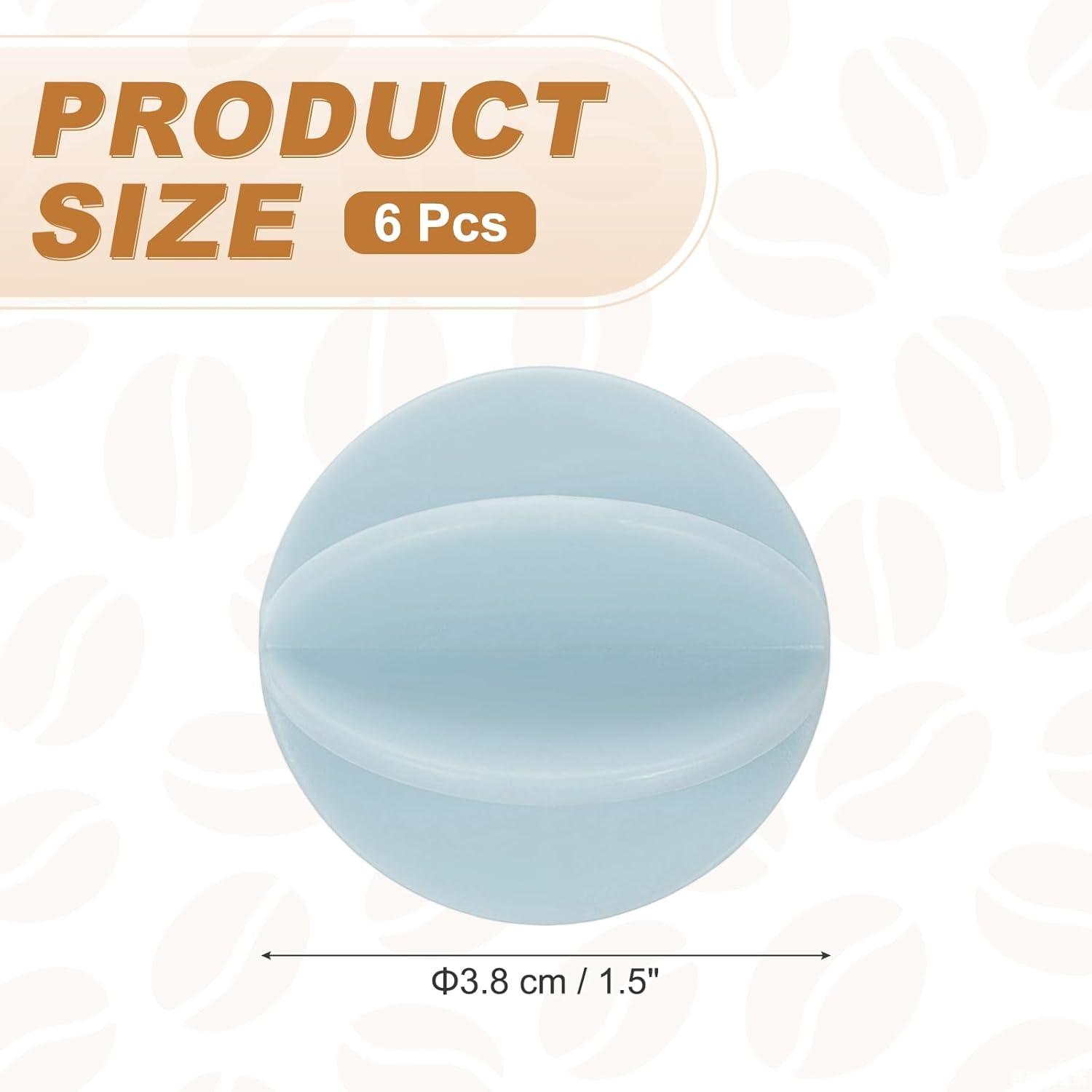 image:imagesourcing map Lot de 6 boules shaker en plastique de 38 cm pour mlanger les protines les boissons sportives bleuBleu