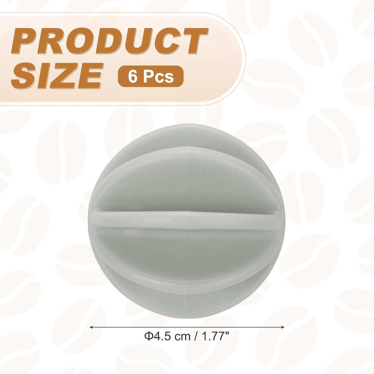 image:imagesourcing map Lot de 6 boules shaker en plastique de 38 cm pour mlanger les protines les boissons sportives bleuGris