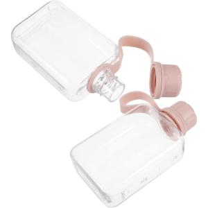 Toyvian 2pièces Petite Bouteille Eau Plate De Voyage De Étanche Et Légère pour Boissons Sportives Et Activités De Plein Air