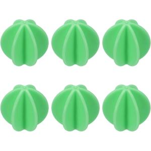 sourcing map Lot de 6 boules shaker en plastique de 3,8 cm pour mélanger les protéines, les boissons sportives, bleu(Vert)