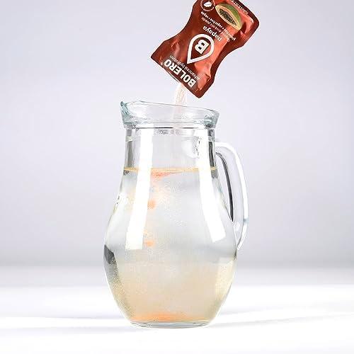 image:imageBolero PAPAYA 24x3g Jus en poudre sans sucre dulcor la stvia vitamine C pour enfants et sportifs sans gluten vgtalien saveur de papaye