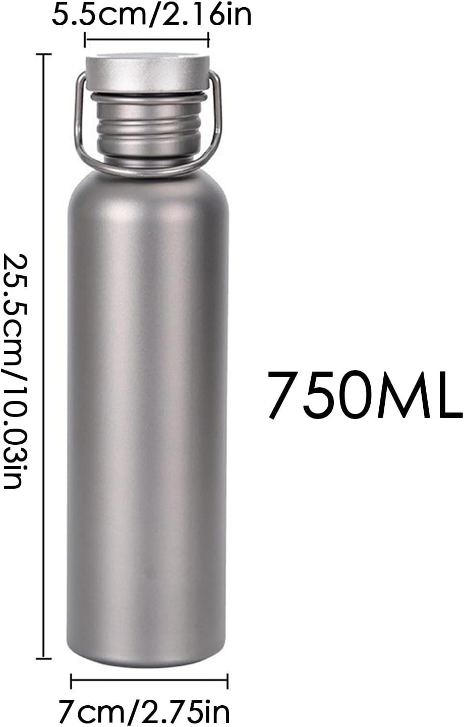 image:imageBouteille Dhydratation Sportive Foldage Deau En Titane Couvercle Rsistant Aux Fuites Bouteille De Boisson Prt Pour Les Voyages De 700 Ml Avec Design Robuste Idal Pour Le Randonne De Ra750 Ml