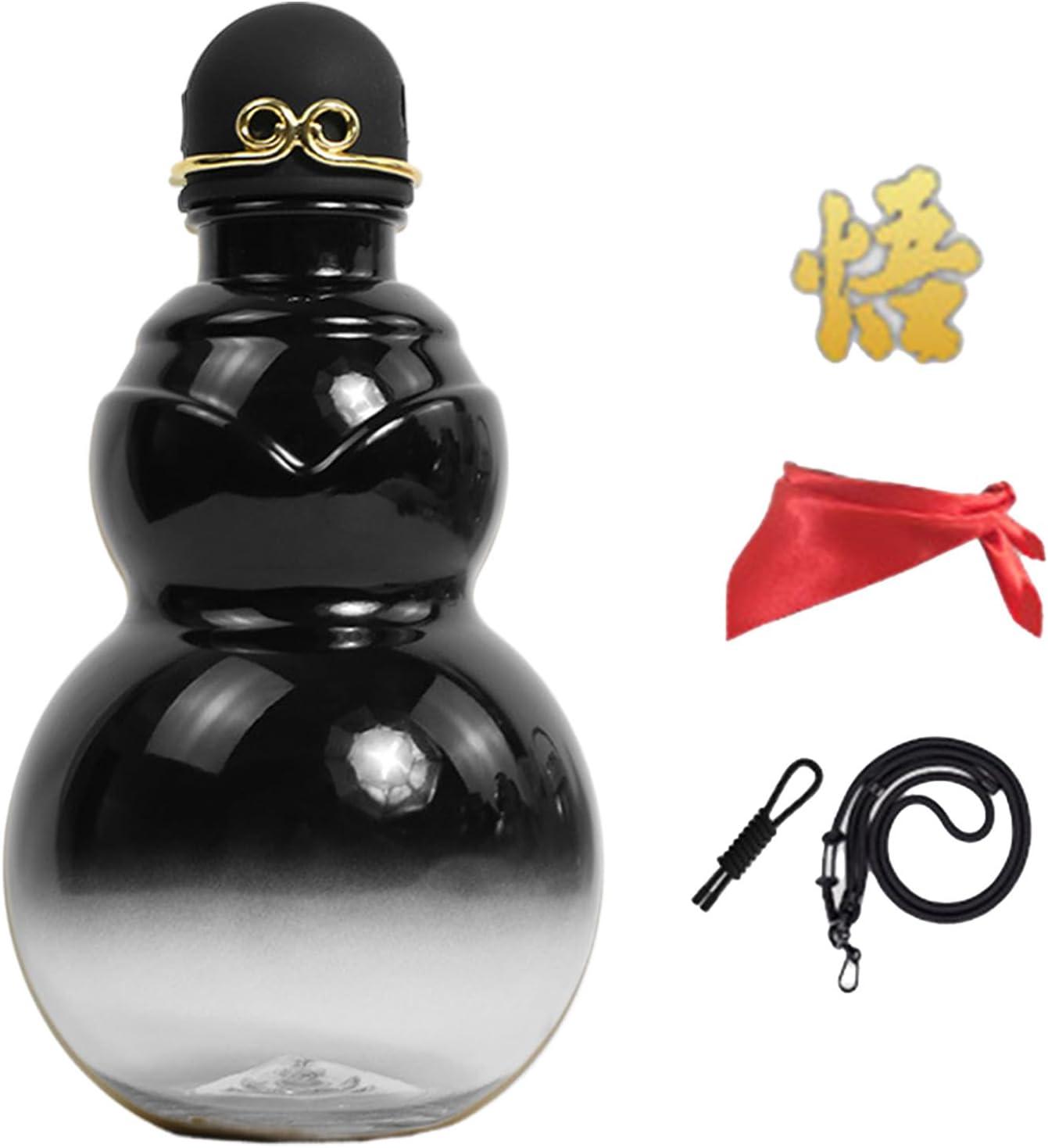 image:imageGourde Boire 900ml Conteneur de Boisson ChinoisBouteille Deau SportivePour Les Enthousiastes De Plein Air Voyageurs Jardiniers Sorties De Camping Cours De Yoga PiqueNiques Plage Salle DCouleur Gris Fonc