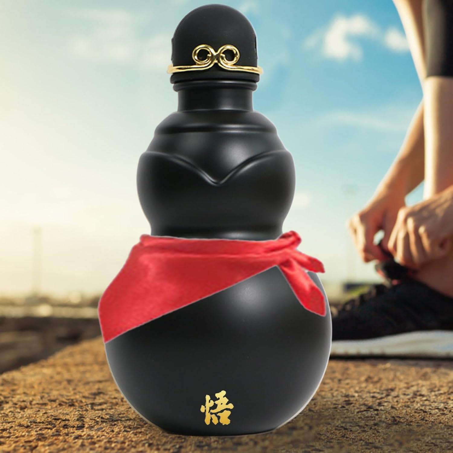 image:imageGourde Boire 900ml Conteneur de Boisson ChinoisBouteille Deau SportivePour Les Enthousiastes De Plein Air Voyageurs Jardiniers Sorties De Camping Cours De Yoga PiqueNiques Plage Salle DNoir
