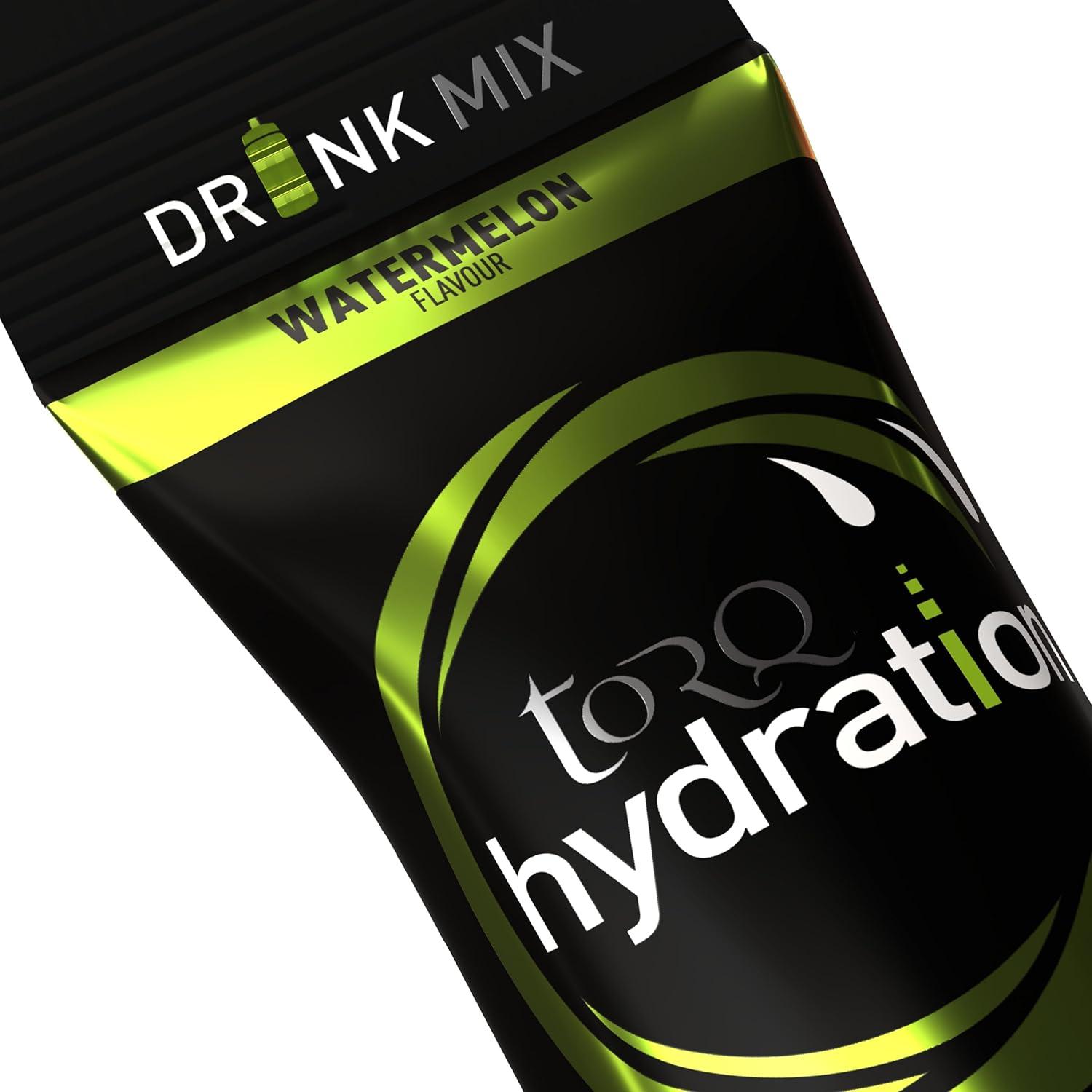 image:imageTORQ Hydratation Pastque Rhydratation rapide lectrolytes poudre profil hypotonique course pied vlo boisson dhydratation sportive portion unique bote de 15Pastque