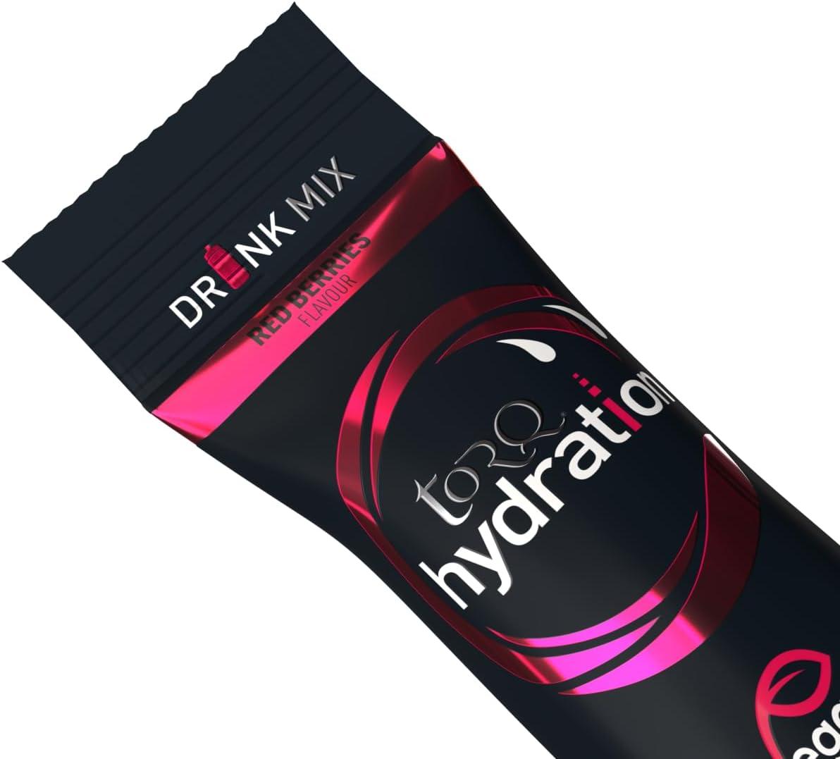 image:imageTORQ Hydratation Pastque Rhydratation rapide lectrolytes poudre profil hypotonique course pied vlo boisson dhydratation sportive portion unique bote de 15Baies rouges