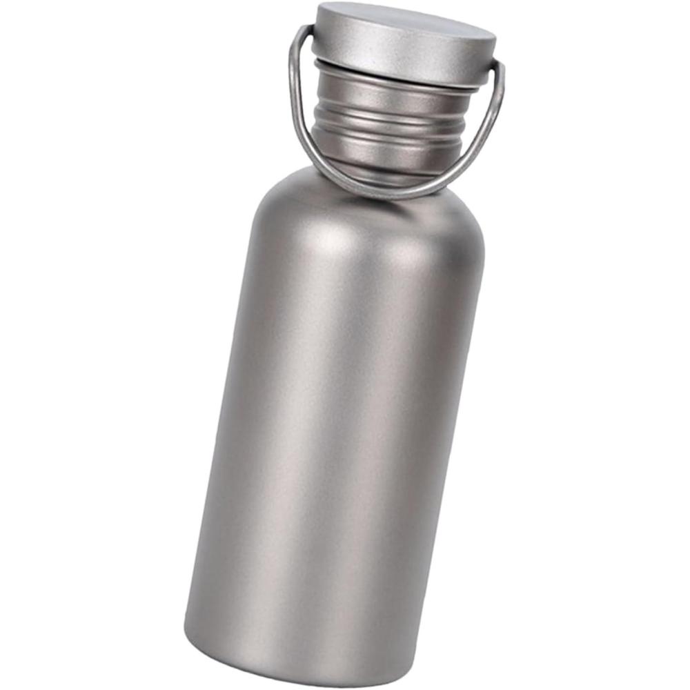 image:imageBouteille Dhydratation Sportive Foldage Deau En Titane Couvercle Rsistant Aux Fuites Bouteille De Boisson Prt Pour Les Voyages De 700 Ml Avec Design Robuste Idal Pour Le Randonne De Ra500ml