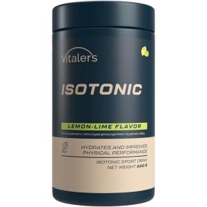 Vitaler&rsquo;s Sport Isotonique – Poudre Électrolytes avec Taurine, Magnésium, Vitamines B – 660 g / 30 doses – Végan, Sans Conservateurs, Composition Pure (660 gr, Fraise)(Citron-citron vert)