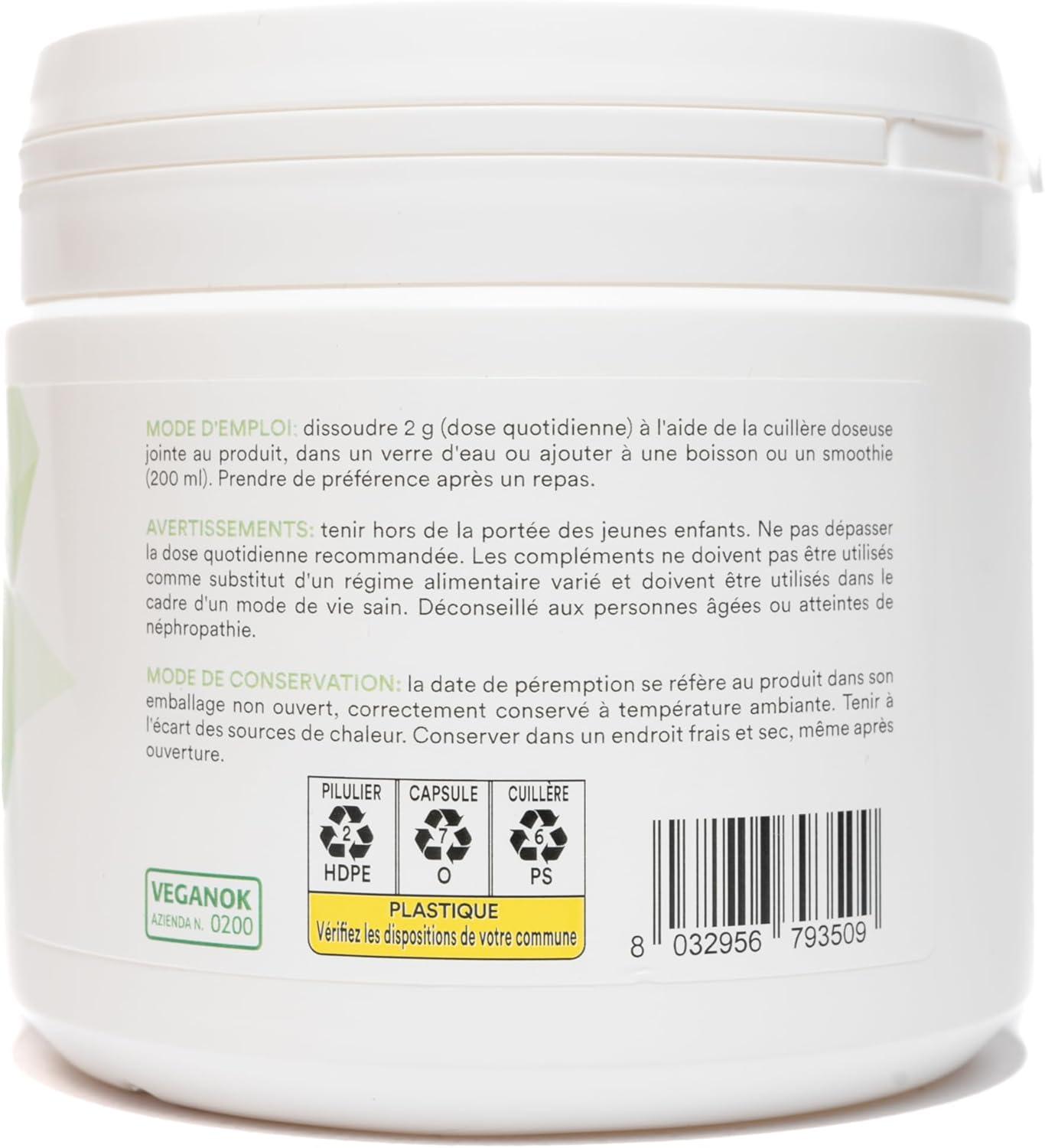 image:imageBenessence Citrate Potassium en poudre soluble Intgrateur Alimentaire 250 jours dintgration 500 gr500 g