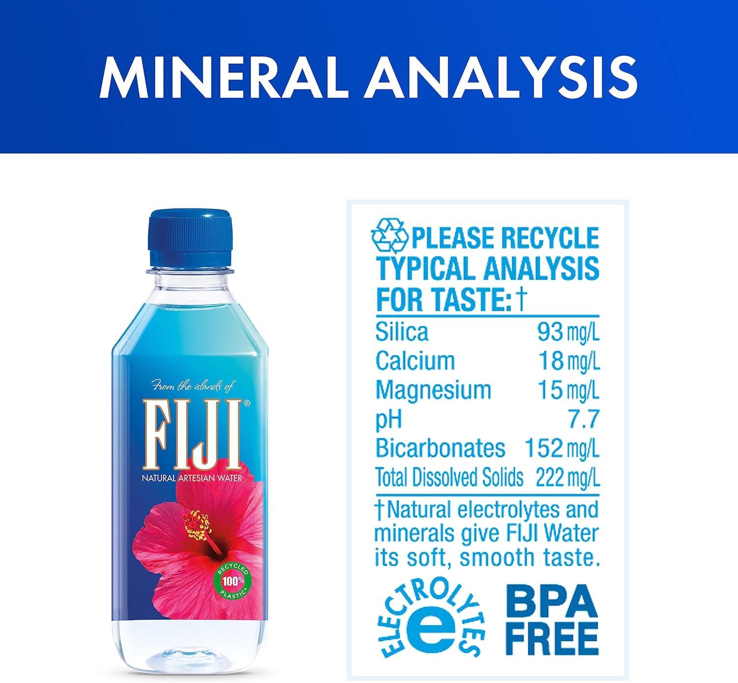 image:imageFIJI Natural Artesian Lot de 24 bouteilles deau 330 ml