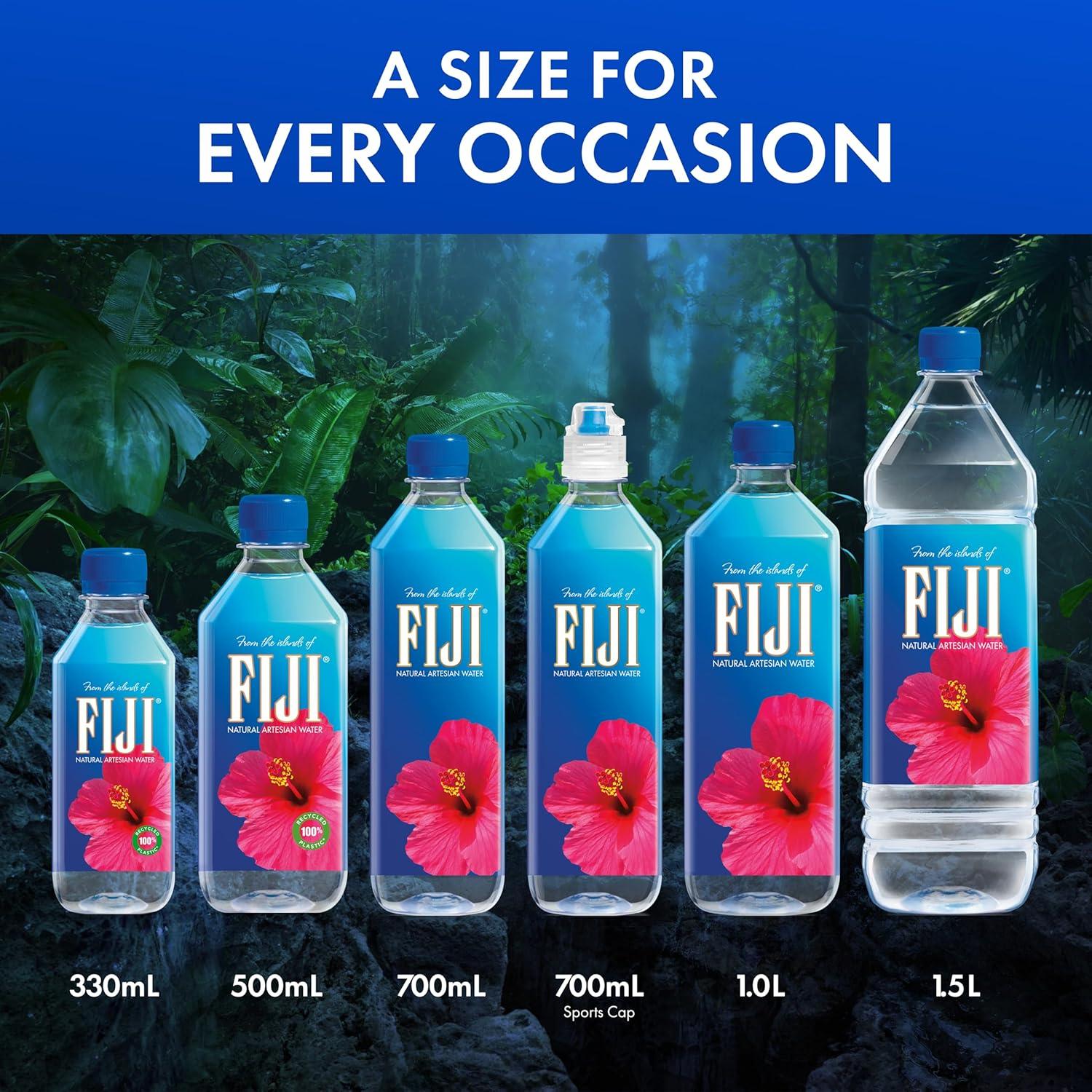 image:imageFIJI Natural Artesian Lot de 24 bouteilles deau 330 ml