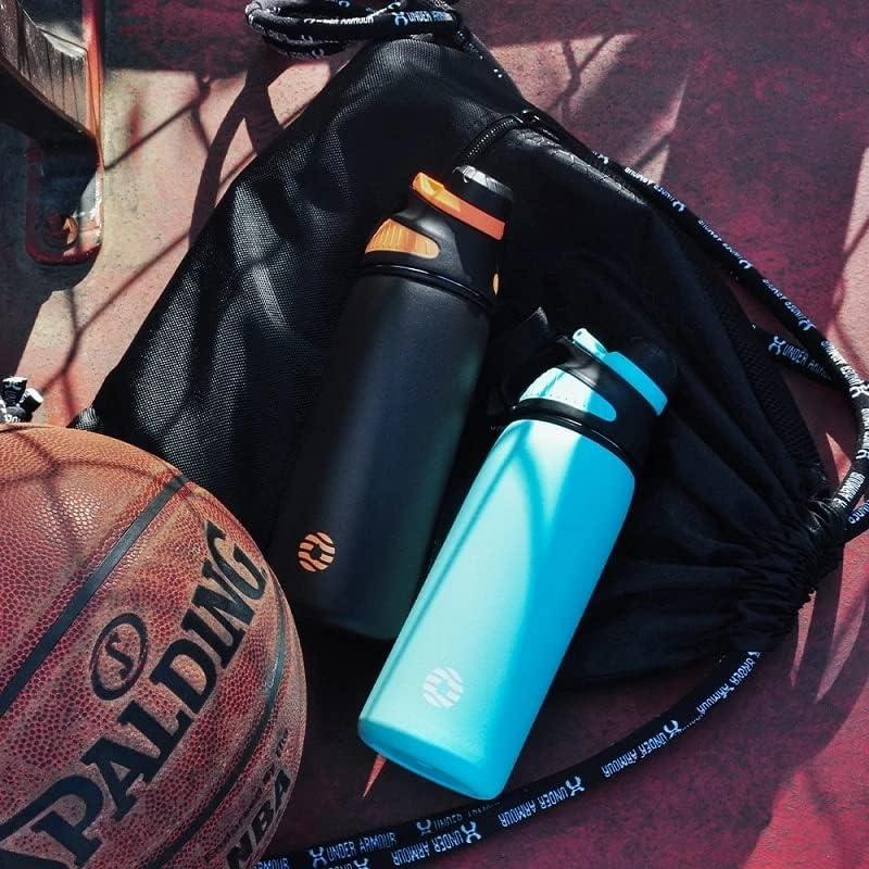 image:imageFjbottle Gourde Isotherme avec Couvercle Magntique 400ml600ml800ml1L15L Bouteille Isotherme tanche sans BPA Gourde Inox Bouche Standard Gourde Enfant pour Sport Gym VoyageMenthe Verte