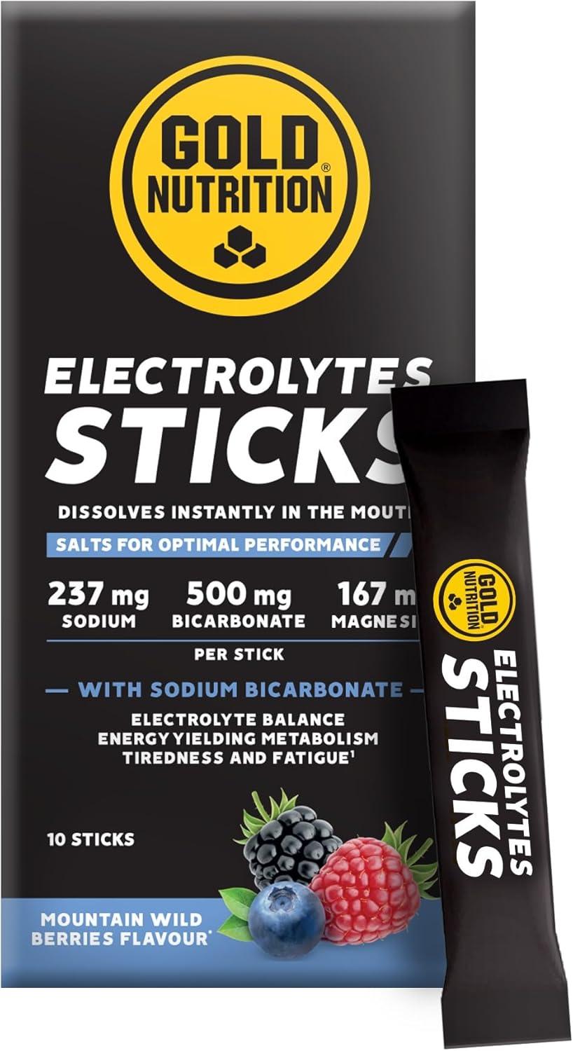 image:imageGOLDNUTRITION ELECTROLYTES wild berries 10sticks poudre en sachets pour une prparation simple tui de 10 sachetsdose idal pour ceux qui recherchent une prparation rapide et simple et est con