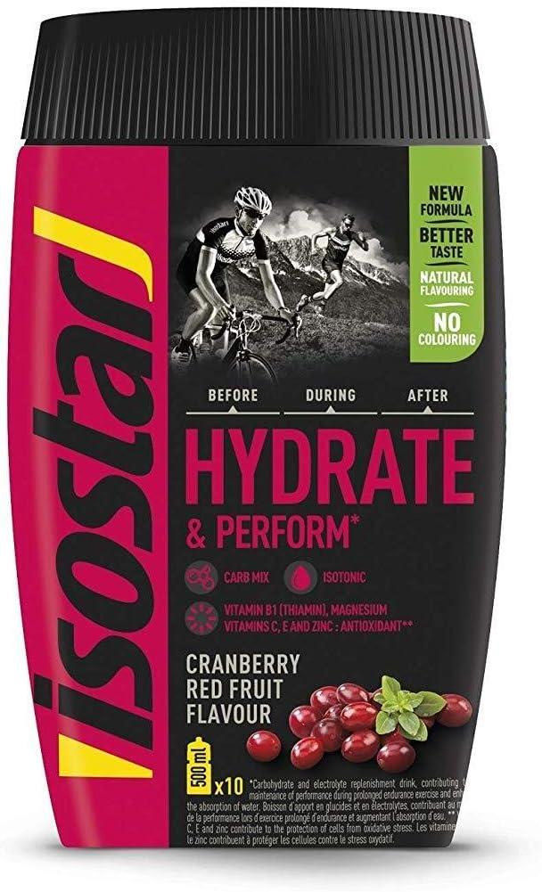 image:imageIsostar Hydrate ampamp Perform Iso Drink Poudre dlectrolyte pour soutenir la performance sportive Canneberge 2x400g