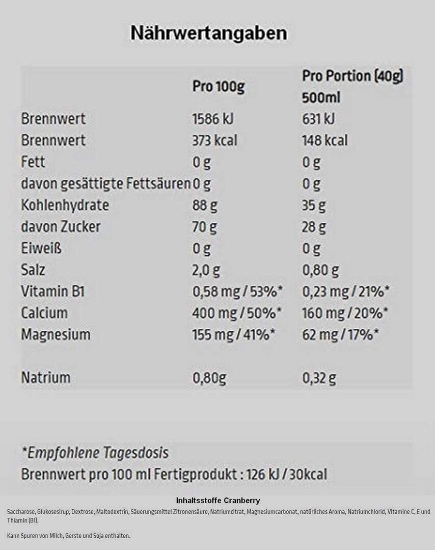 image:imageIsostar Hydrate ampamp Perform Iso Drink Poudre dlectrolyte pour soutenir la performance sportive Canneberge 2x400g