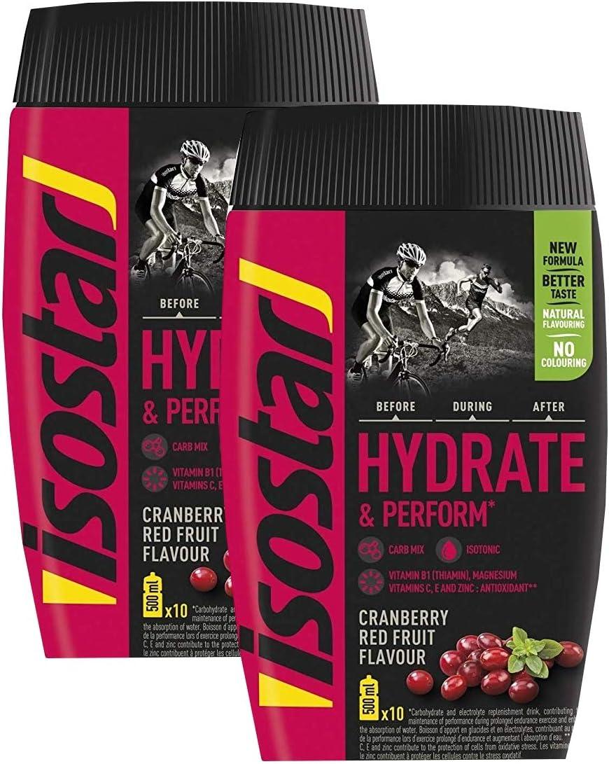 image:imageIsostar Hydrate ampamp Perform Iso Drink Poudre dlectrolyte pour soutenir la performance sportive Canneberge 2x400g