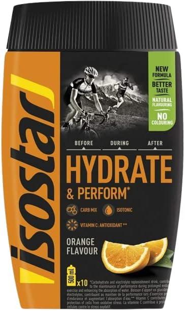 image:imageIsostar Set 3 x 400 g citron 3 x 400 g orange 1 bouteille de 1 l Hydrate ampamp Perform Iso Drink Poudre isotonique Poudre lectrolyte pour soutenir les performances sportives