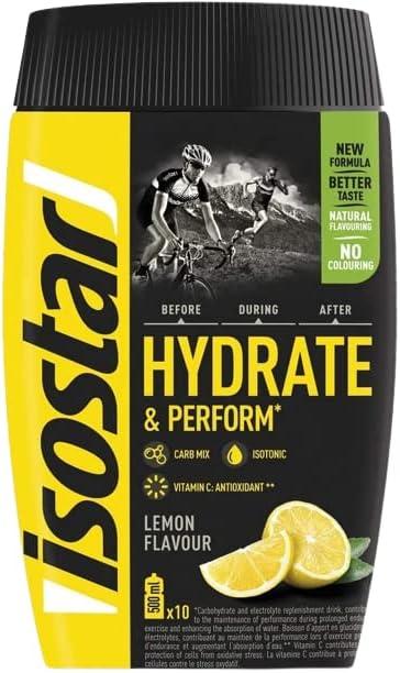 image:imageIsostar Set 3 x 400 g citron 3 x 400 g orange 1 bouteille de 1 l Hydrate ampamp Perform Iso Drink Poudre isotonique Poudre lectrolyte pour soutenir les performances sportives