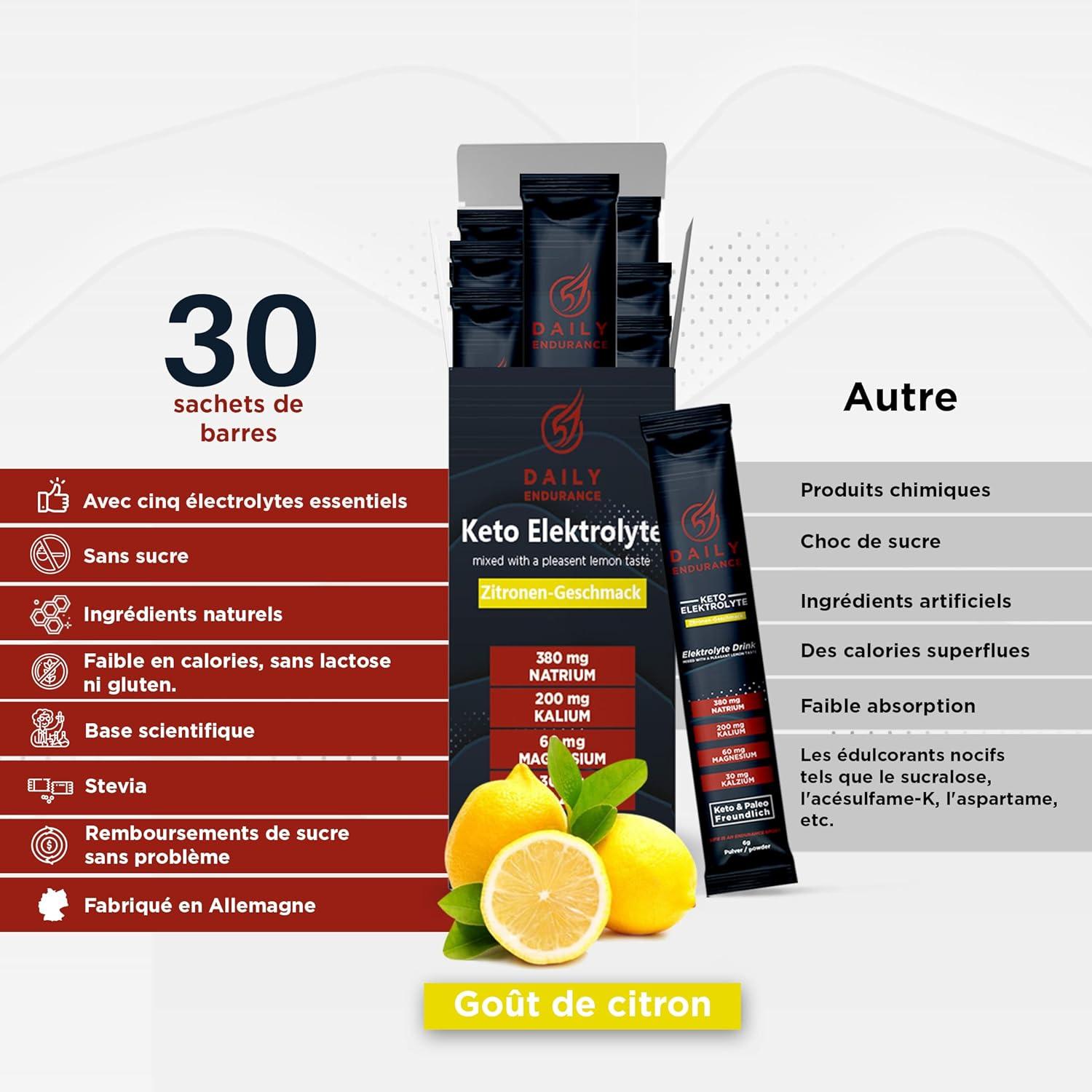 image:imageKeto Electrolyte Favorise l hydratation et la rcupration Low Carb Keto ampamp Palo Pas de sucre ampamp Poudre vgtalienne pour boisson energisante 30 stick packs