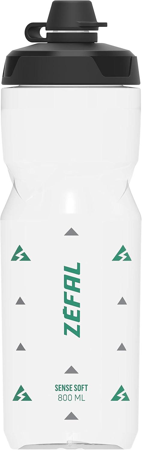 image:imageZEFAL Sense Soft No Mud Bidon Velo Gourde VTT avec Protection De La Tetine Bidon Eau Sport sans BPATranslucide