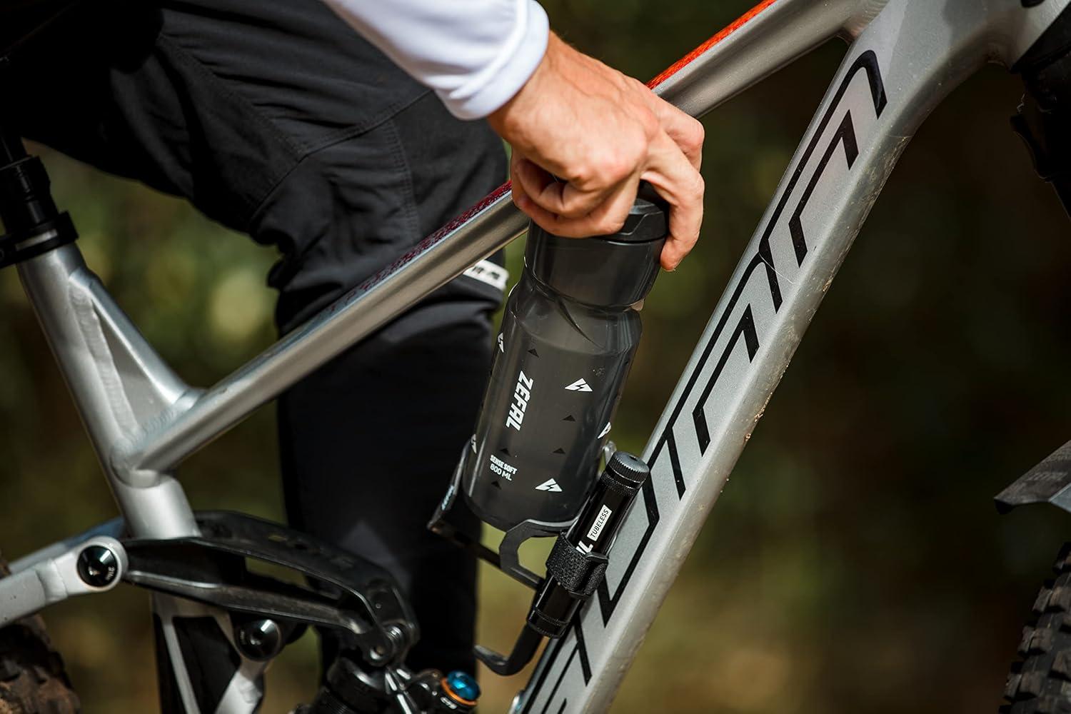 image:imageZEFAL Sense Soft No Mud Bidon Velo Gourde VTT avec Protection De La Tetine Bidon Eau Sport sans BPATranslucide