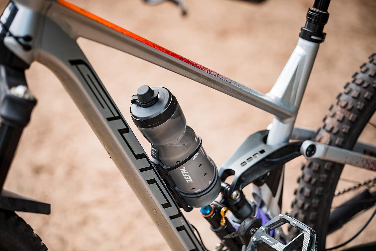 image:imageZEFAL Sense Soft No Mud Bidon Velo Gourde VTT avec Protection De La Tetine Bidon Eau Sport sans BPATranslucide