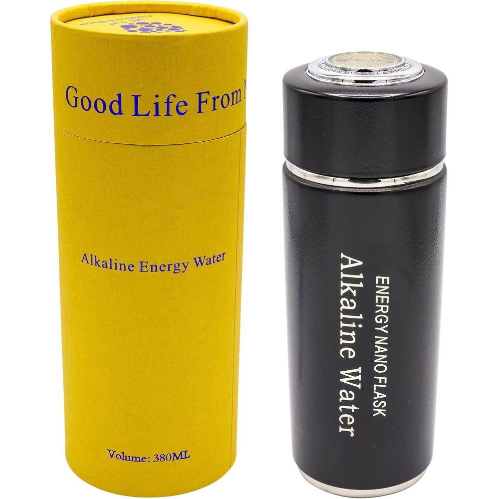 image:imageBouteille deau alcaline purificateur deau alcaline noir