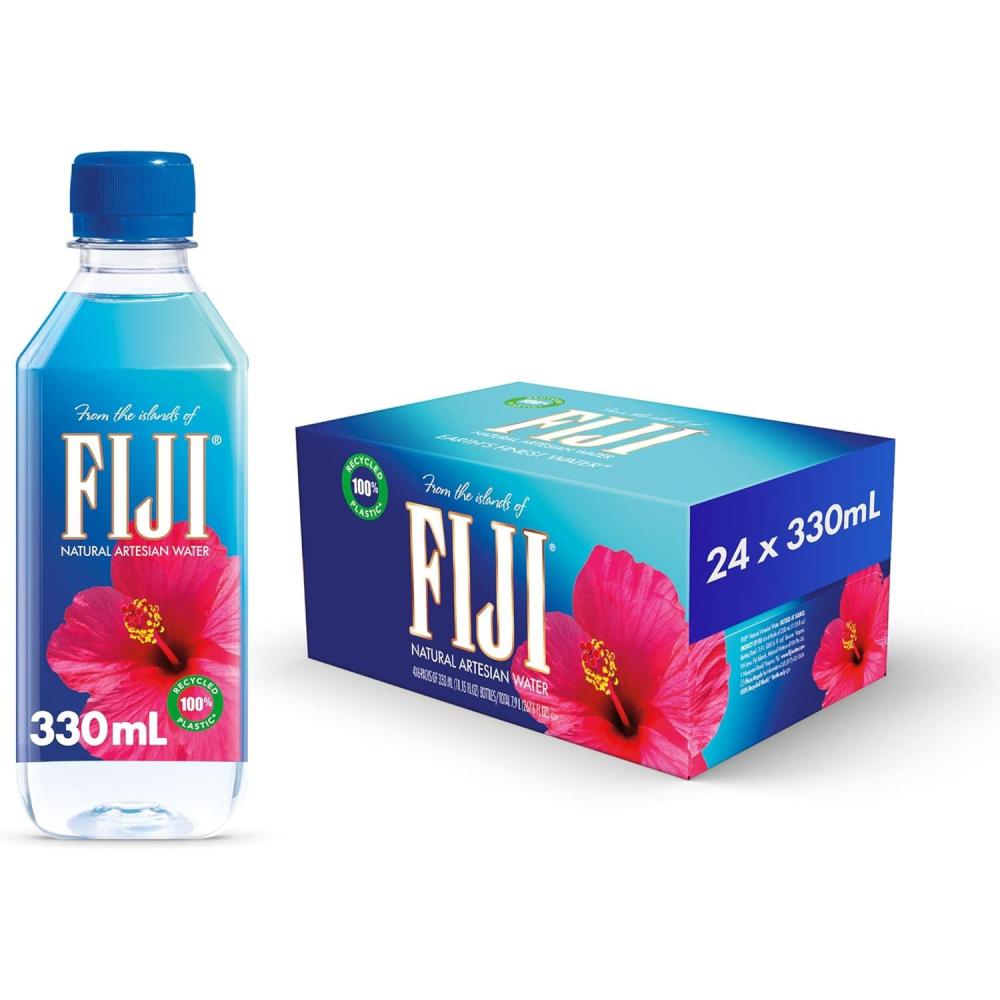 image:imageFIJI Natural Artesian Lot de 24 bouteilles deau 330 ml