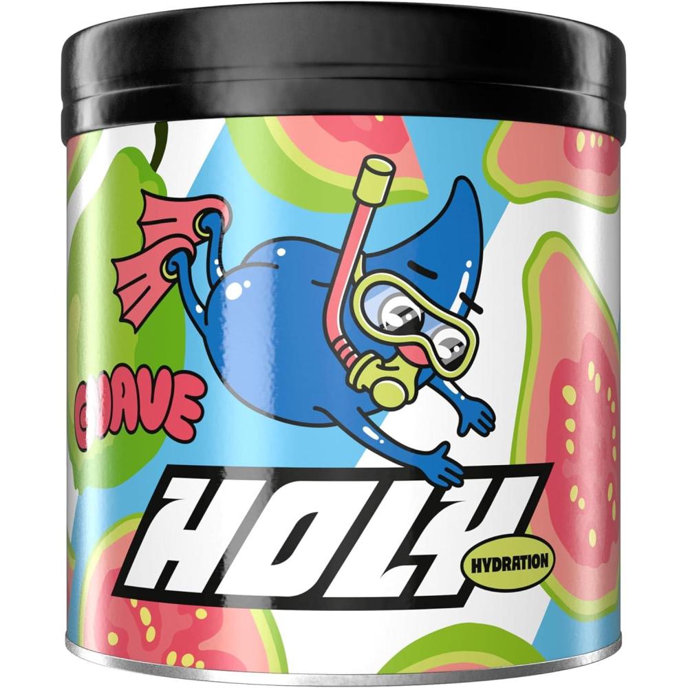image:imageHOLY Hydration Goyave Poudre dlectrolyte vgtalien aux armes de fruits 100 naturels 50 portions de boisson hydratante avec lectrolytes et minraux prcieux 350 ggoyave