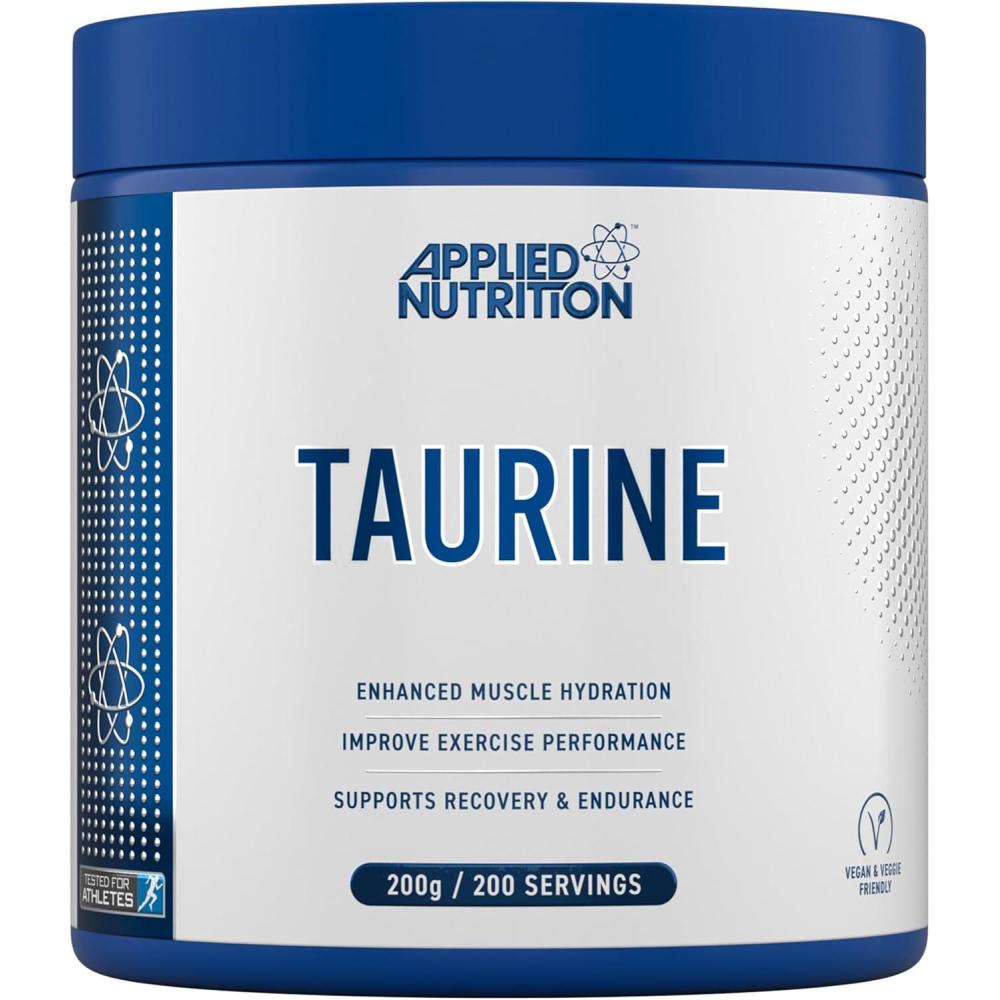 image:imageTaurine en Poudre Taurine 1000 mg Taurine Pure Complment Naturel pour Hydratation Endurance Musculaires Idal pour Entranement Soutient les Fonctions Cardiaques 200 g 200 Portions