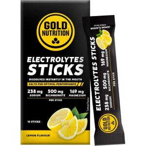 GOLDNUTRITION ELECTROLYTES wild berries 10sticks. – poudre en sachets pour une préparation simple, étui de 10 sachets-dose, idéal pour ceux qui recherchent une préparation rapide et simple et est conç