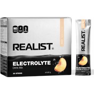 REALIST Électrolytes sans sucre – Poudre d&rsquo;électrolyte avec 1000 mg de sodium, 330 mg de potassium et 60 mg de magnésium pour l&rsquo;équilibre électrolytique – Hydration rapide – Sport, Keto, Jeûne (30