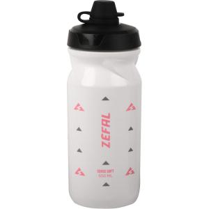 ZEFAL Sense Soft No Mud Bidon Velo – Gourde VTT avec Protection De La Tetine – Bidon Eau Sport sans BPA(Blanc)