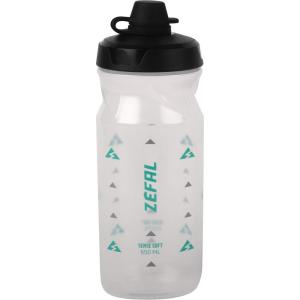 ZEFAL Sense Soft No Mud Bidon Velo – Gourde VTT avec Protection De La Tetine – Bidon Eau Sport sans BPA(Translucide)