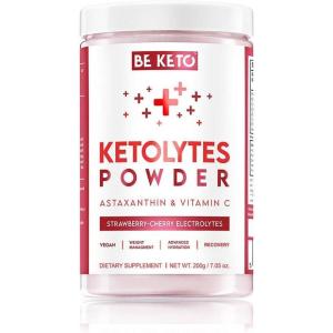 Électrolytes Poudre Ketolytes – Cerise-Fraise 200g