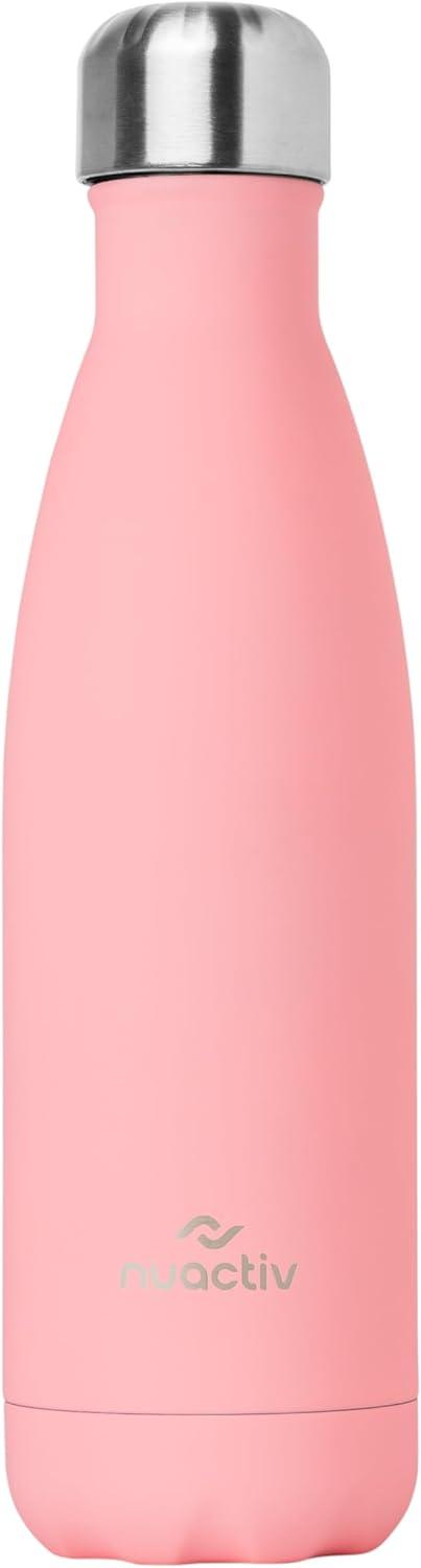 image:imageBouteille Isotherme 500ml en Acier Inox Garde 24h Froid ampamp 12h Chaud Gourde Double Paroi Sans BPA tanche Rutilisable pour Voyage Randonne cole Sport Fitness ampamp Usage QuotidienRose