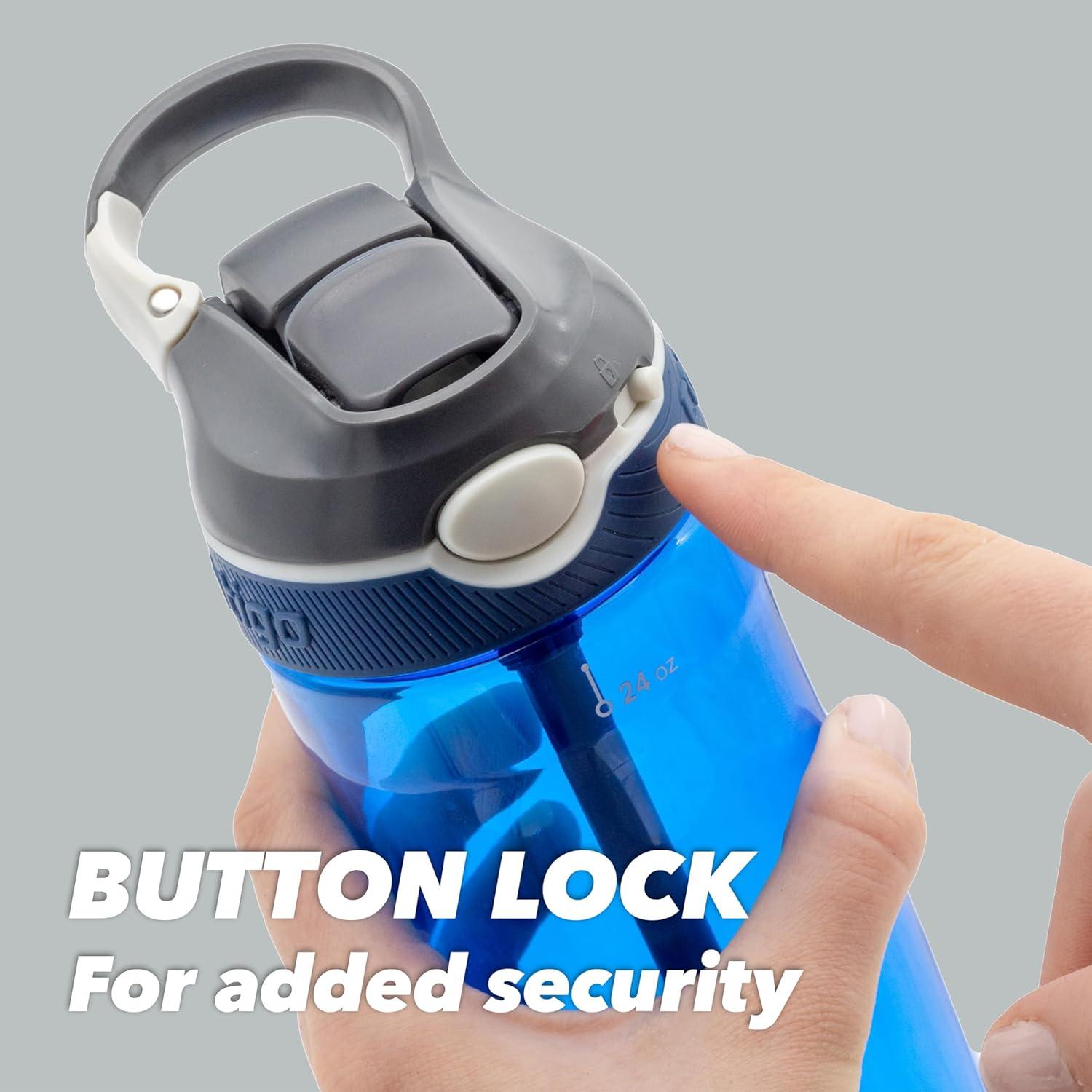 image:imageContigo Ashland Autospout Gourde avec Paille Rabattable Grande Bouteille dEau de 720 ML sans BPA Gourde de Sport Bouteille antifuites Idale pour lcole Le Sport Le vloGrapevine