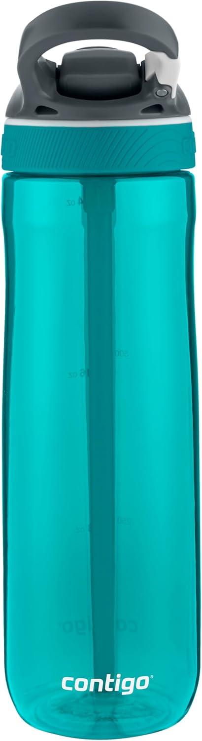 image:imageContigo Ashland Autospout Gourde avec Paille Rabattable Grande Bouteille dEau de 720 ML sans BPA Gourde de Sport Bouteille antifuites Idale pour lcole Le Sport Le vloScuba
