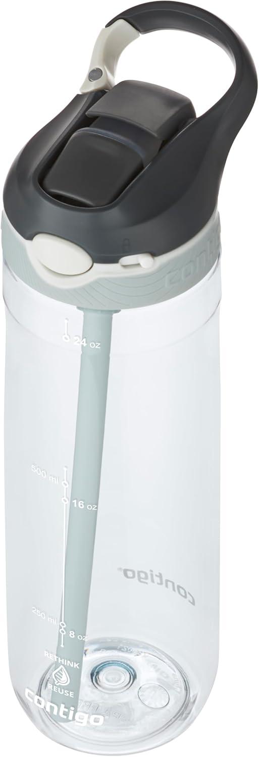 image:imageContigo Ashland Autospout Gourde avec Paille Rabattable Grande Bouteille dEau de 720 ML sans BPA Gourde de Sport Bouteille antifuites Idale pour lcole Le Sport Le vloMacaroon