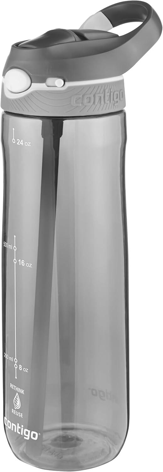 image:imageContigo Ashland Autospout Gourde avec Paille Rabattable Grande Bouteille dEau de 720 ML sans BPA Gourde de Sport Bouteille antifuites Idale pour lcole Le Sport Le vloSmoke